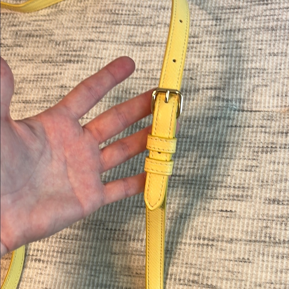 Coach Yellow and Brown Crossbody Bag - Picture 4 of 6